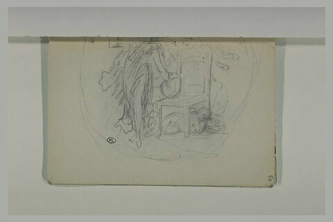 Composition circulaire, avec trois figures et une chaise, image 1/2