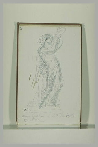 Figure souflant dans une trompe, image 1/1