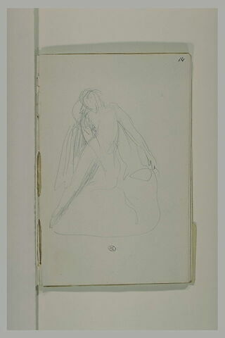 Figure ailée, sur un socle, image 1/1