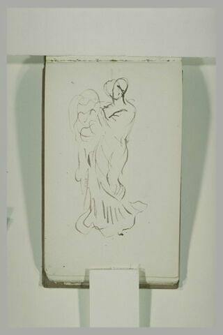 Femme drapée, debout, image 1/1