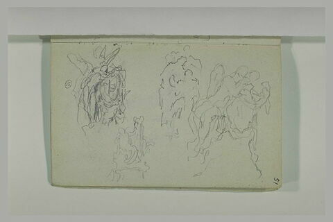 Quatre études de figures, image 1/1