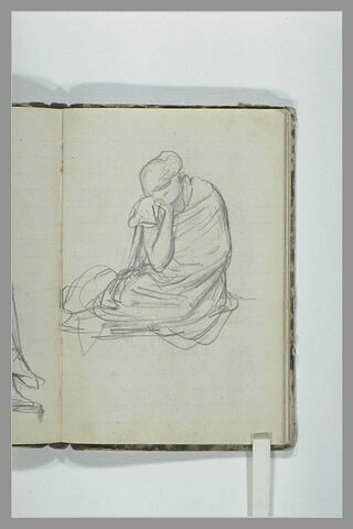 Femme drapée assise, image 1/1