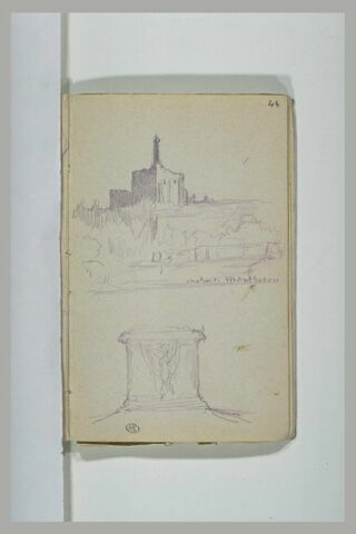 Le château de Montbaron ; base d'une colonne, image 1/1