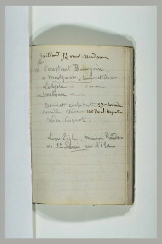 Notes manuscrites, image 1/1