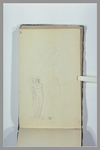 Trois études de figures, image 1/1