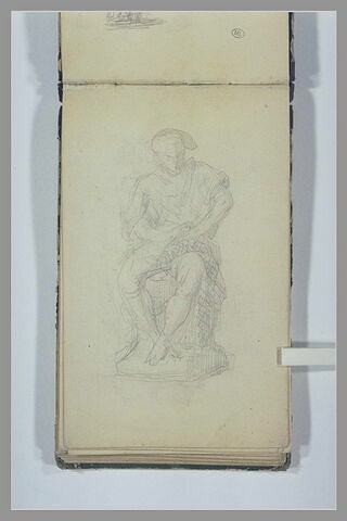 Un pêcheur ravaudant son filet, image 1/1