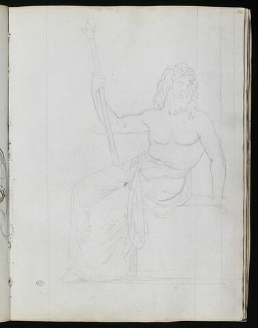 Jupiter assis, tenant un sceptre de la main droite, image 1/1