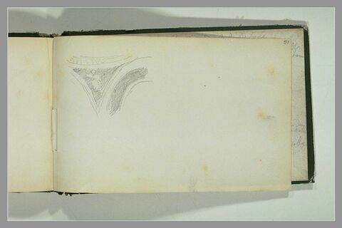 Etude d'un pendentif de coupole avec une figure volante, image 1/1