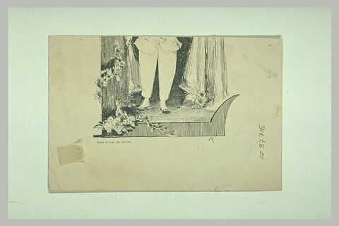 Croquis d'une tête de femme, de profil à gauche, inachevé:Madame Ganderax, image 3/3