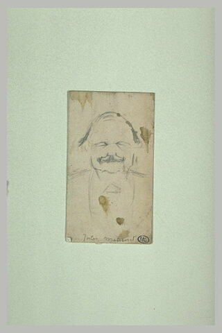 Homme vu en buste, de face, avec moustache:Jules Massenet, image 1/2