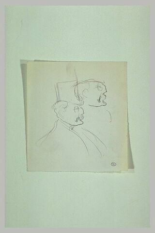 Baron du Theil du Havelt en buste, de trois quarts à droite; reprise de tête, image 1/1