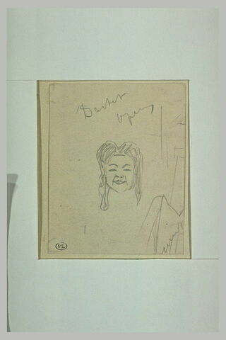 Tête de femme, de face, image 1/1