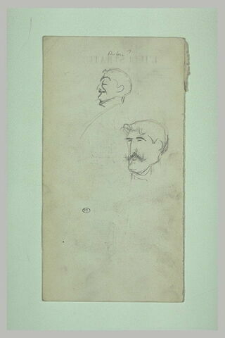 Deux têtes d'homme, image 1/2