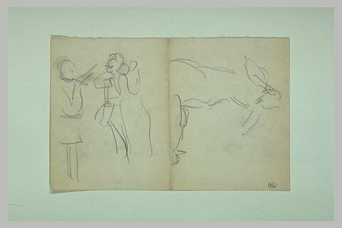 Silhouettes de musiciens ; figure, image 1/1