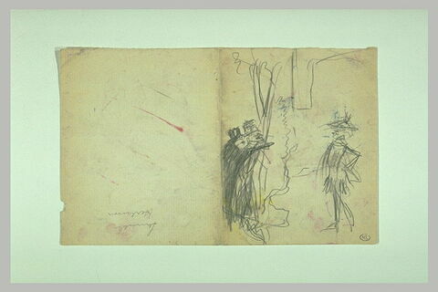 Croquis avec trois silhouettes, image 1/1