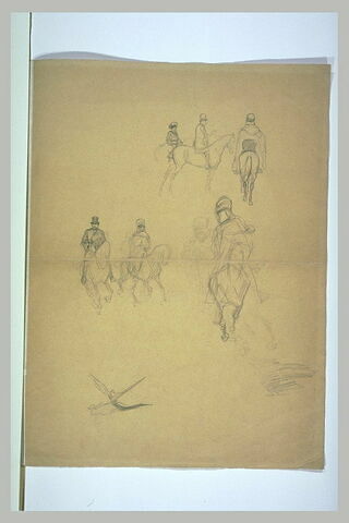 Etude pour 'Une chasse au faucon à Saint Germain-en-Laye', image 1/1