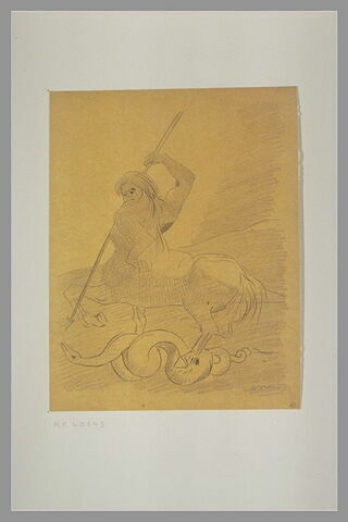 Centauresse combattant un serpent, image 2/2