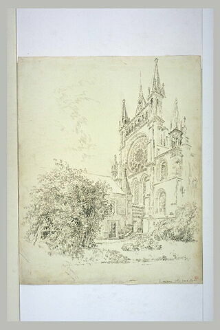 Le chevet de la cathédrale de Laon