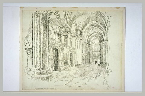 Laon, cathédrale : chapelles des bas-cotés à l'extrémité ouest de la nef