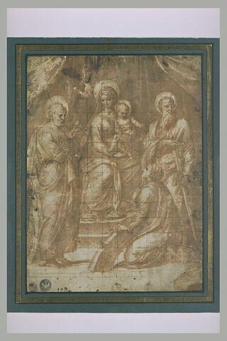 La Vierge à l'Enfant avec saint Pierre, saint Paul et sainte Catherine, image 2/2