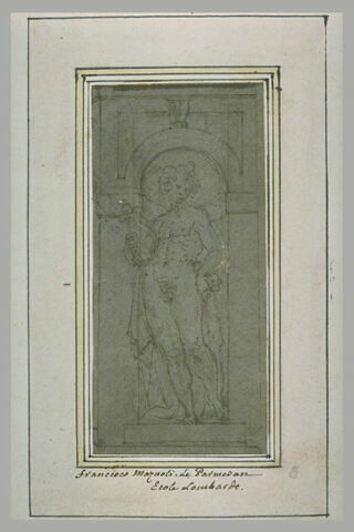Statue d'Apollon, dans une niche, image 2/2