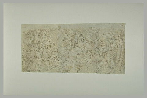 La chasse au sanglier de Calydon, d'après un bas-relief antique