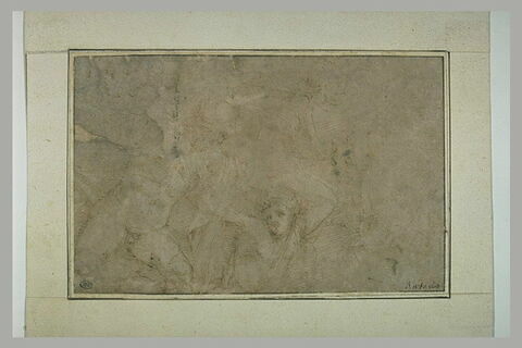 Enlèvement des amazones, d'après un bas-relief antique, image 1/1