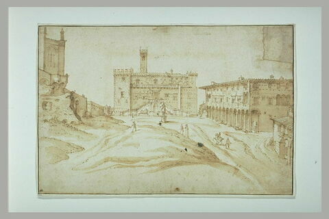 Vue du Capitole avant la restauration faite par Michel-Ange, image 1/1