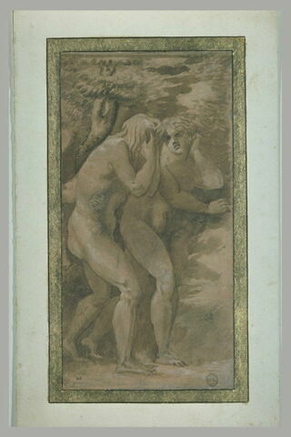 Adam et Eve chassés du Paradis, image 1/1