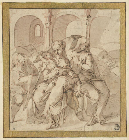 La Vierge et l'Enfant entre saint Joseph et sainte Anne