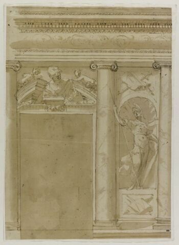 Etude de décoration pour la galerie d'un palais, image 1/2