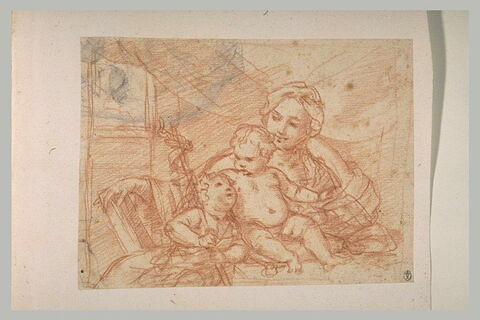 Vierge à l'Enfant et le petit saint Jean, image 1/1