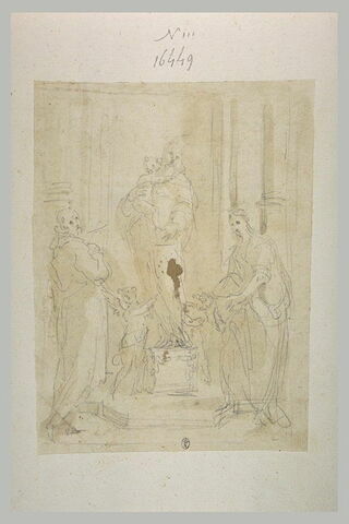 Vierge à l'Enfant avec saint François et saint Jean l'Evangéliste, image 2/2
