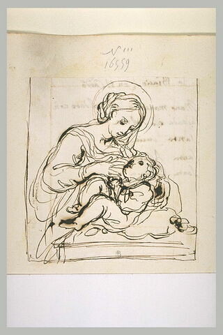 Vierge allaitant l'Enfant, image 1/1