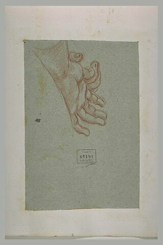 Etude d'une main gauche cachant partiellement une main droite, image 1/1