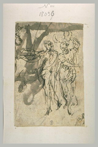 Deux figures debout, image 1/1