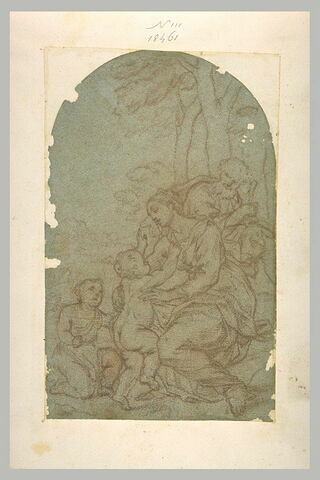 La Sainte Famille et le jeune Saint Jean, image 1/1