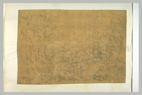 Trois figures nues dans un paysage, image 1/1