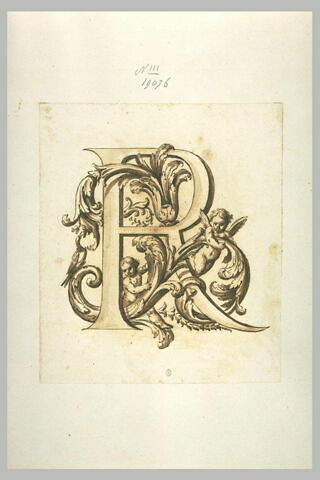 La lettre 'R' ornée, image 1/1