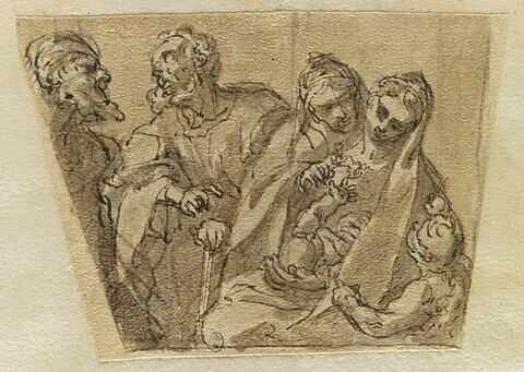 Sainte Famille avec sainte Anne et saint Joachim