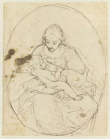 La Vierge allaitant l'Enfant, image 1/2
