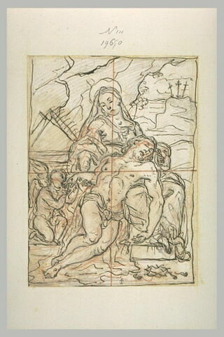 Le Christ mort sur les genoux de la Vierge, image 1/1