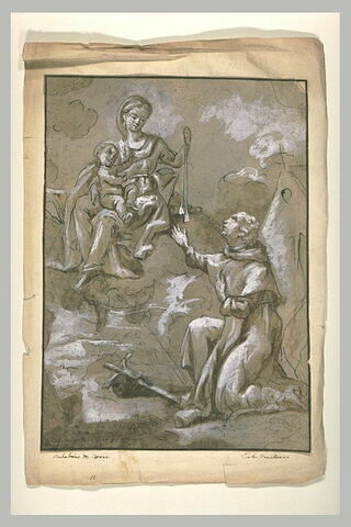 La Vierge à l'Enfant remettant le scapulaire à saint Antoine de Padoue