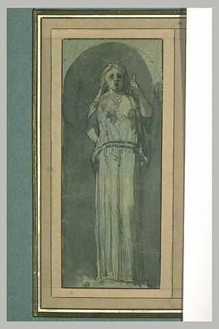 Statue de femme dans une niche, image 1/1
