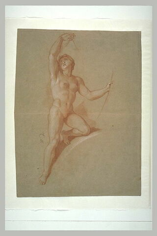 Femme nue, un genou fléchi, image 2/2