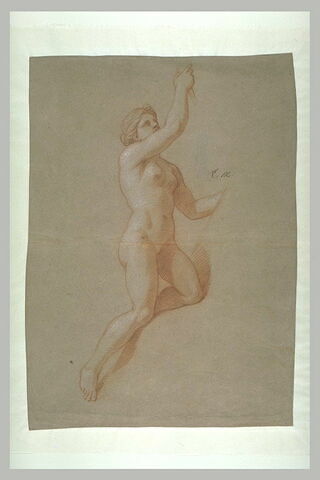 Femme nue, le bras droit levé, image 2/2