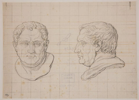 Deux têtes de Vitellius