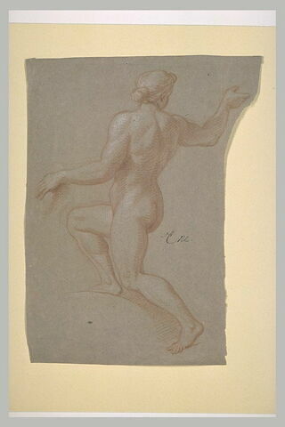 Femme nue, tournée vers la gauche, image 1/1