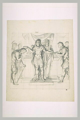 Louis XIV récompensant les chefs de ses armées, image 2/2