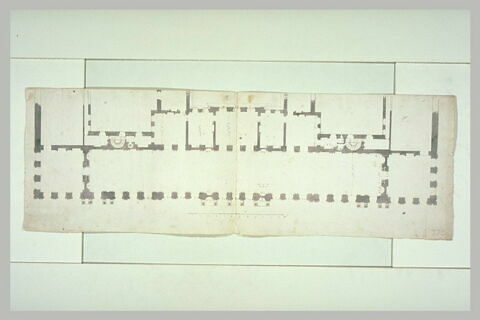 Plan de la Grande Galerie de Versailles et des deux salons contigus, image 4/4